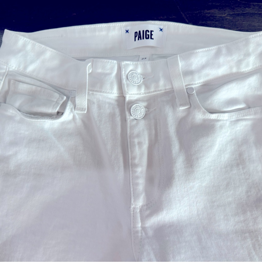 PAIGE jeans hoxton ankle - White - Sz 23